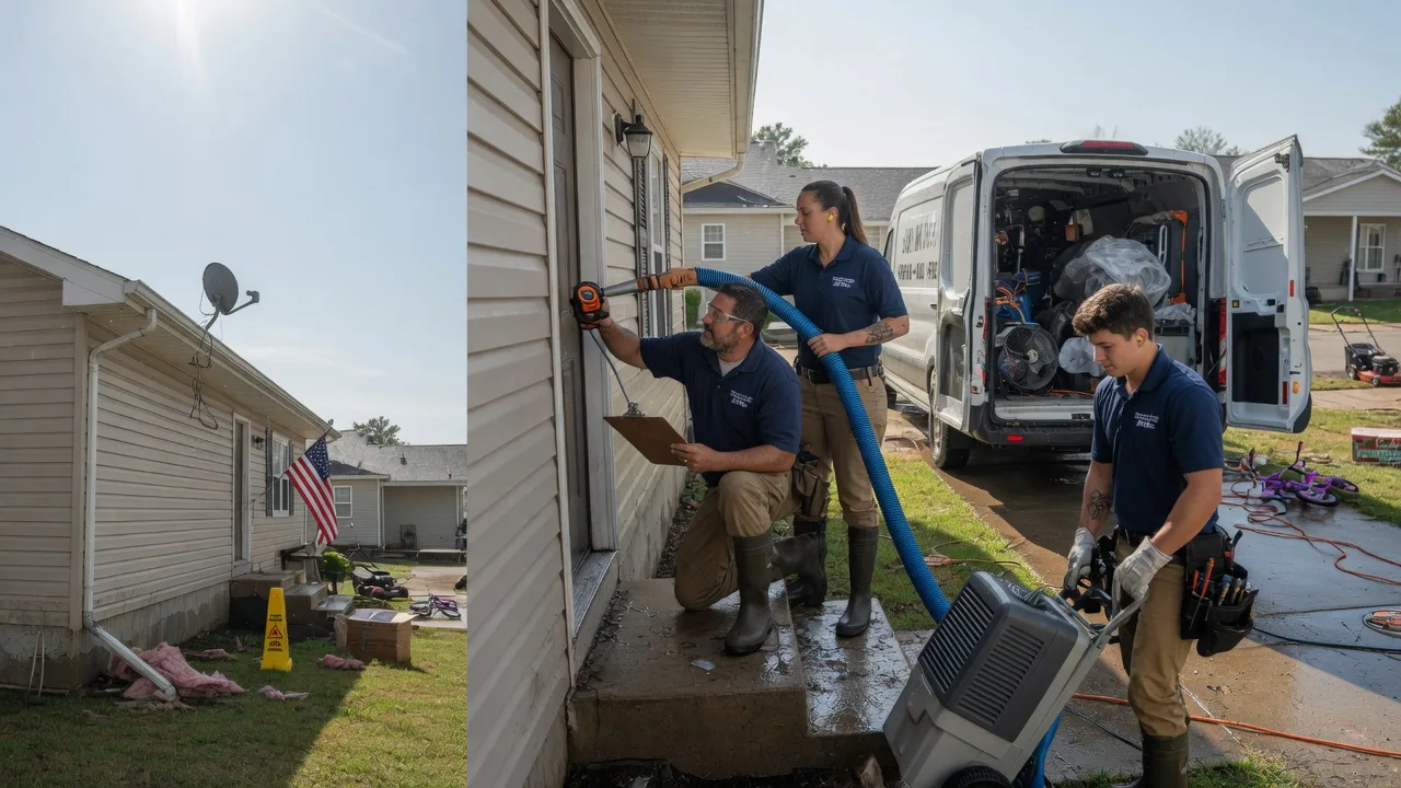 Ceiling Water Damage Restoration in Westville, IL near me